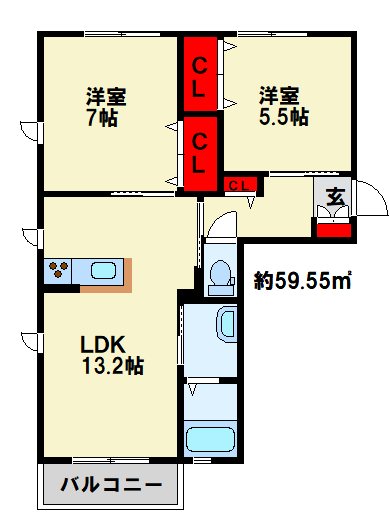 ＮＡＤＹＡⅡ　D棟   間取り