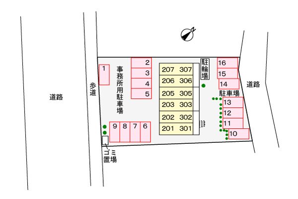 プレンティⅡ  駐車場