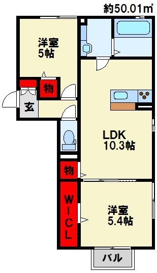 ソレイユひびきが丘 間取り