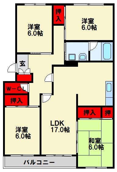 MAST天籟寺 間取り