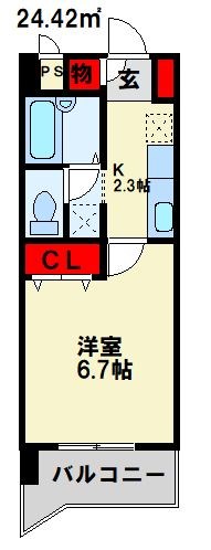 メゾン・ボー D棟 間取り