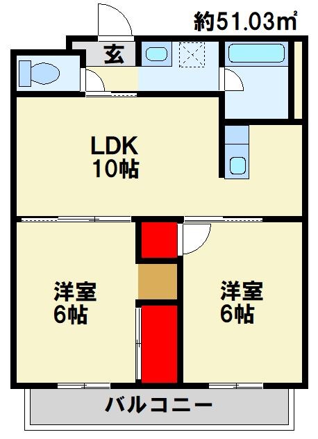サンヴィレッジ三ヶ森 間取り