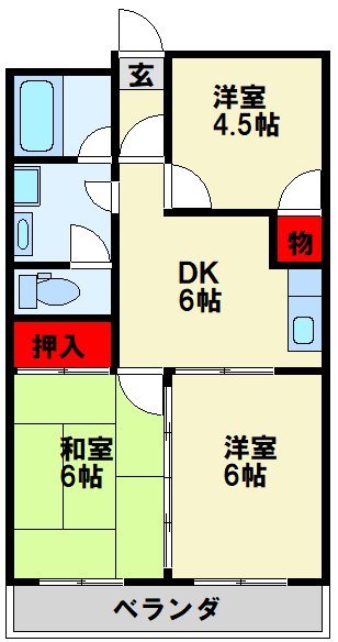 シャルム風 間取り