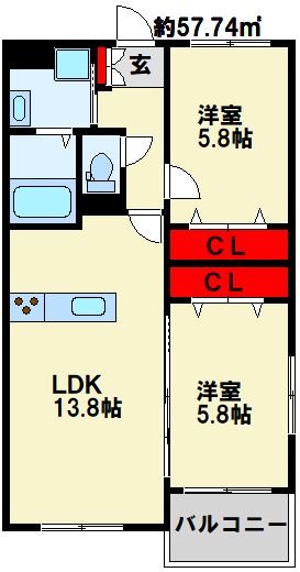 KIRA HIAGARI 間取り