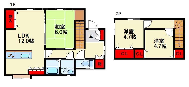 力丸町戸建 間取り