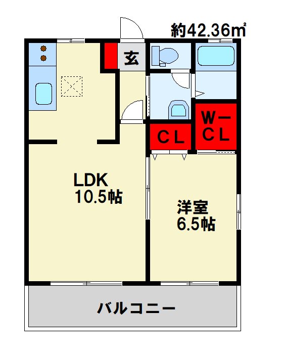 アクシア南若園 間取り