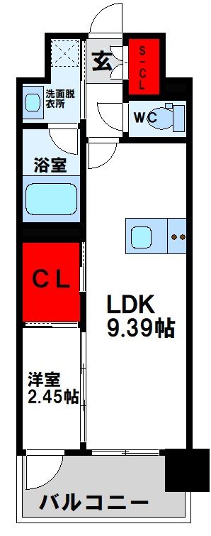 福岡県北九州市小倉北区黄金１丁目 間取り
