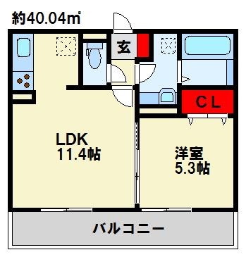 D-room K&Y 穴生 間取り