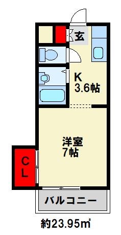 シャトレ紅梅 間取り
