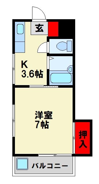 シャトレ紅梅 間取り