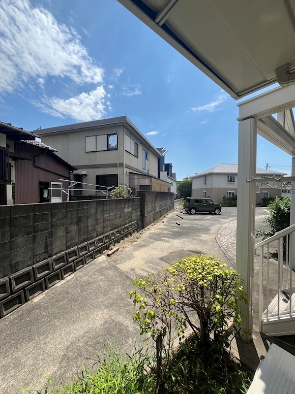 サンハイツ力丸 B棟 ベランダ
