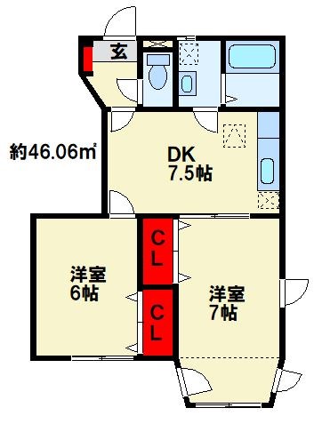 アメニティ下石田 間取り