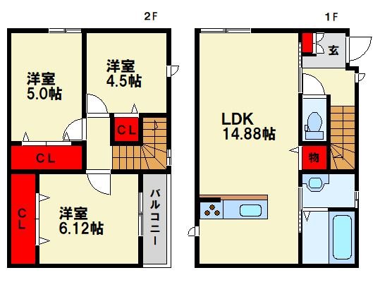 サンラプロ東鳴水 間取り