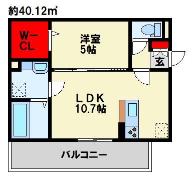 MER行事　A棟 間取り