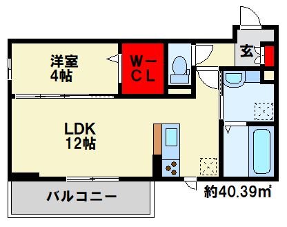MER行事　A棟 間取り