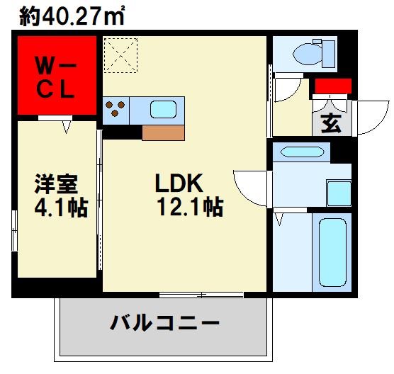MER行事　B棟 間取り