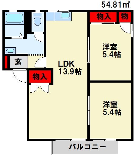 フォーレスト高須 A棟  間取り