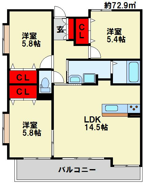 レジナスイート田町 間取り