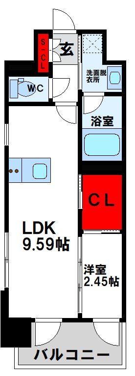 福岡県北九州市小倉北区黄金１丁目 間取り