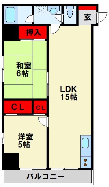 コンフォート高見 間取り