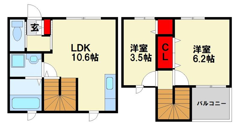 シアハウス三ヶ森 間取り