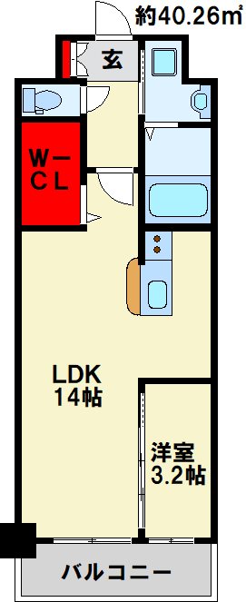 福岡県北九州市小倉北区香春口１丁目 間取り