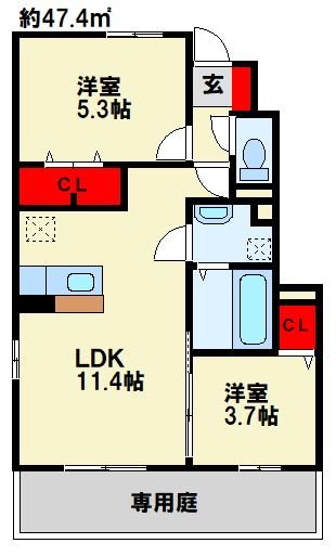 リバーサイドすみのえ 間取り