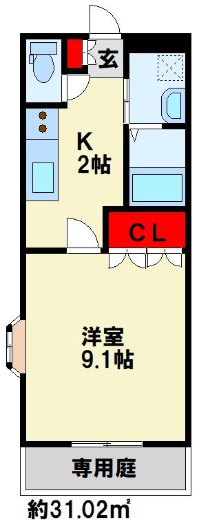 アメニティ徳力 間取り
