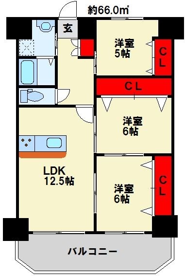 ロイヤルノースナイン 間取り