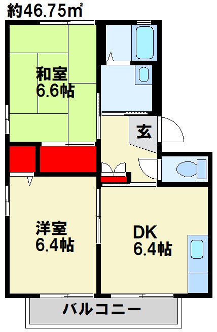 サンハイツ ソルト 間取り