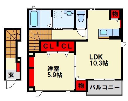 ビオラハウスⅠ 間取り