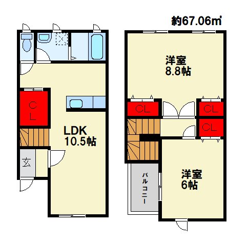 オニキス　Ⅴ  間取り