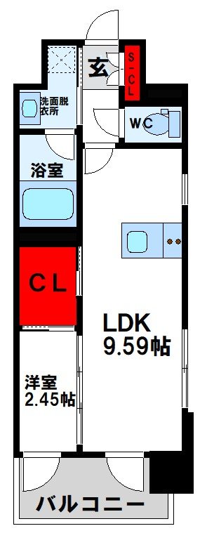 福岡県北九州市小倉北区黄金１丁目 間取り