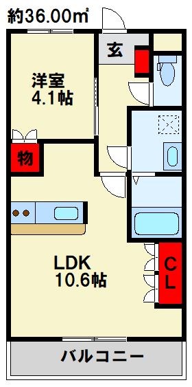 ルミナス・ヨシダ　A棟  間取り