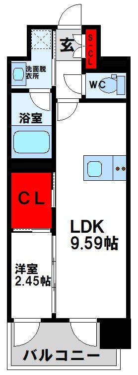 福岡県北九州市小倉北区黄金１丁目 間取り