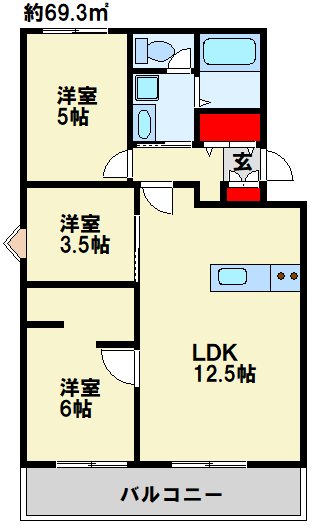 RAY霧ヶ丘 間取り