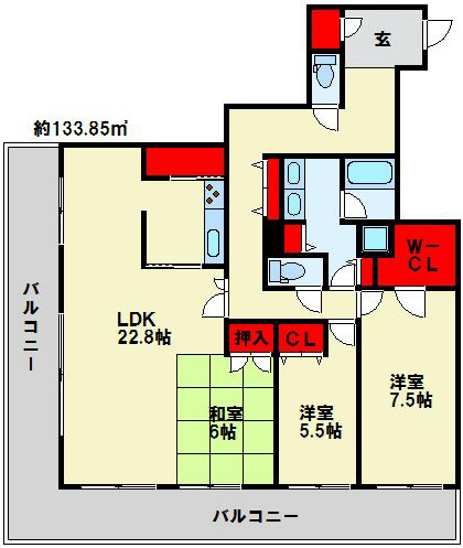KOKURA TOWER 間取り