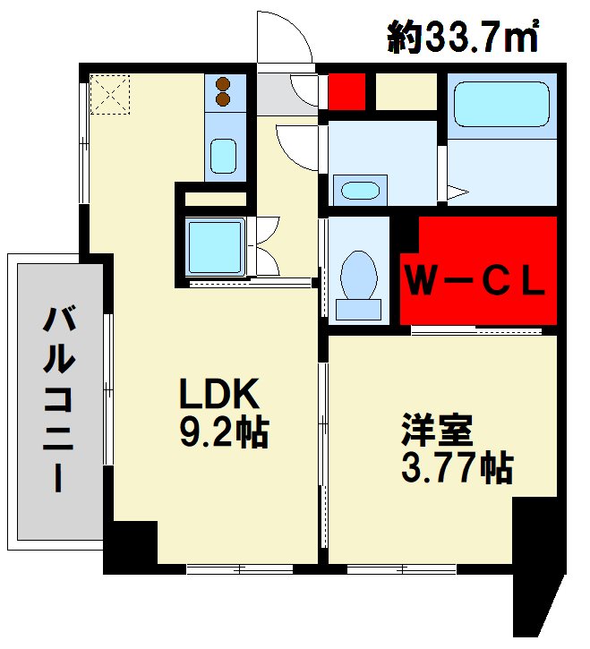アクア葛原  間取り