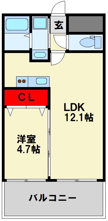 フェリオ清水 間取り