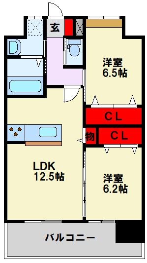 ギャラン穴生 間取り