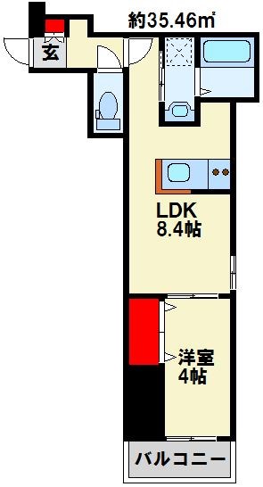 Cherim戸畑駅前 間取り