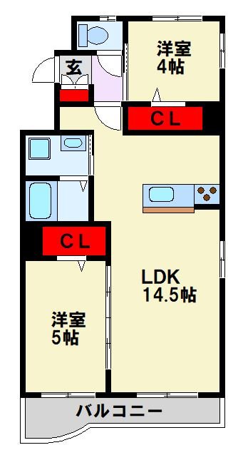 第60川崎ビル  間取り