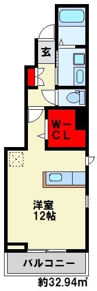 スプリング・外園B 間取り