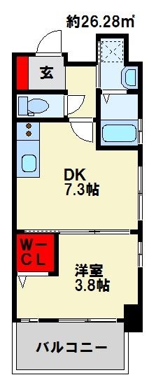 アルゴ南小倉 間取り