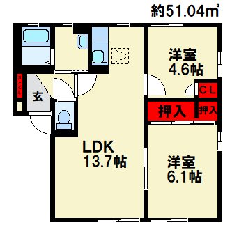 ガーデンシティ今井　A棟 間取り