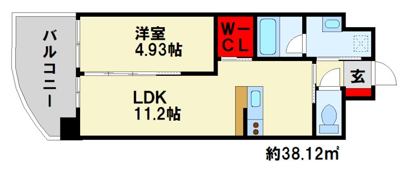 ラフィーネ上葛原 間取り