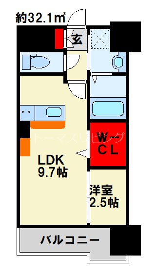 グランヒルズ三萩野 間取り