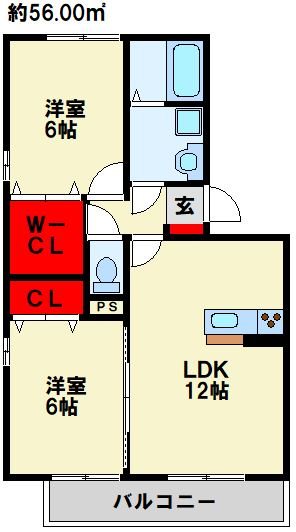 ケイズスクエア　D棟 間取り