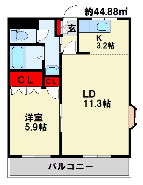 ビアン・フォンティーヌ 間取り