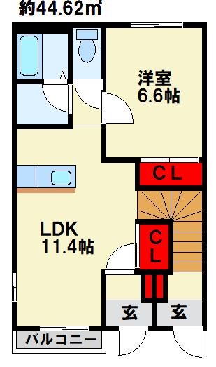 メルヴェール  間取り